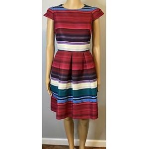 TED BAKER Rozah Fit & Flare Party Dress SZ 1/US 4